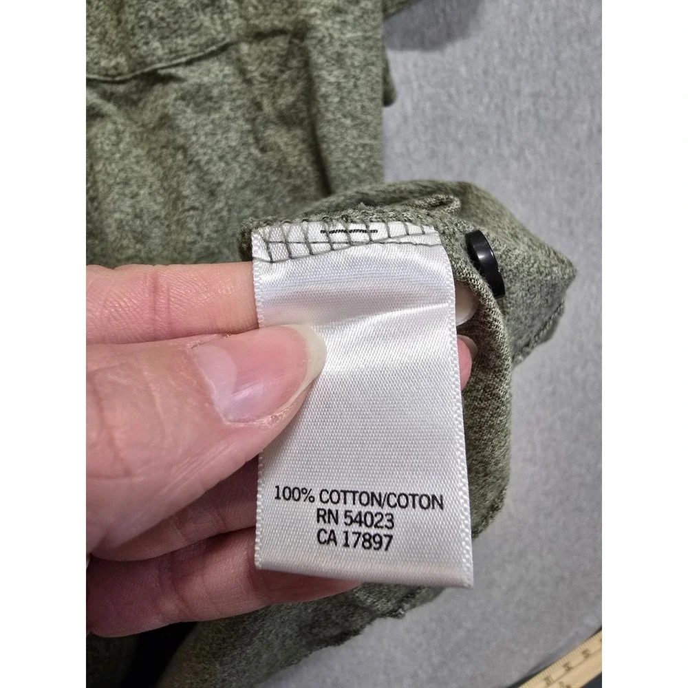 Banana Republic Polo Shirt Mens 2XL Heather Green Cotton Polo Performance Pocket